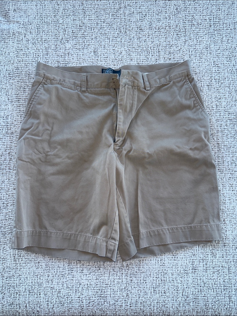 Polo by Ralph Lauren Men's Khaki Flat Front Shorts